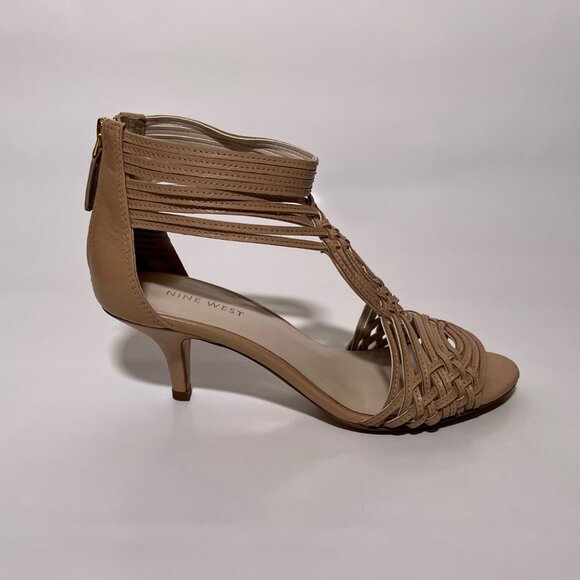 Nine West Outtasite Kitten Heel Sandal - Picture 6 of 9
